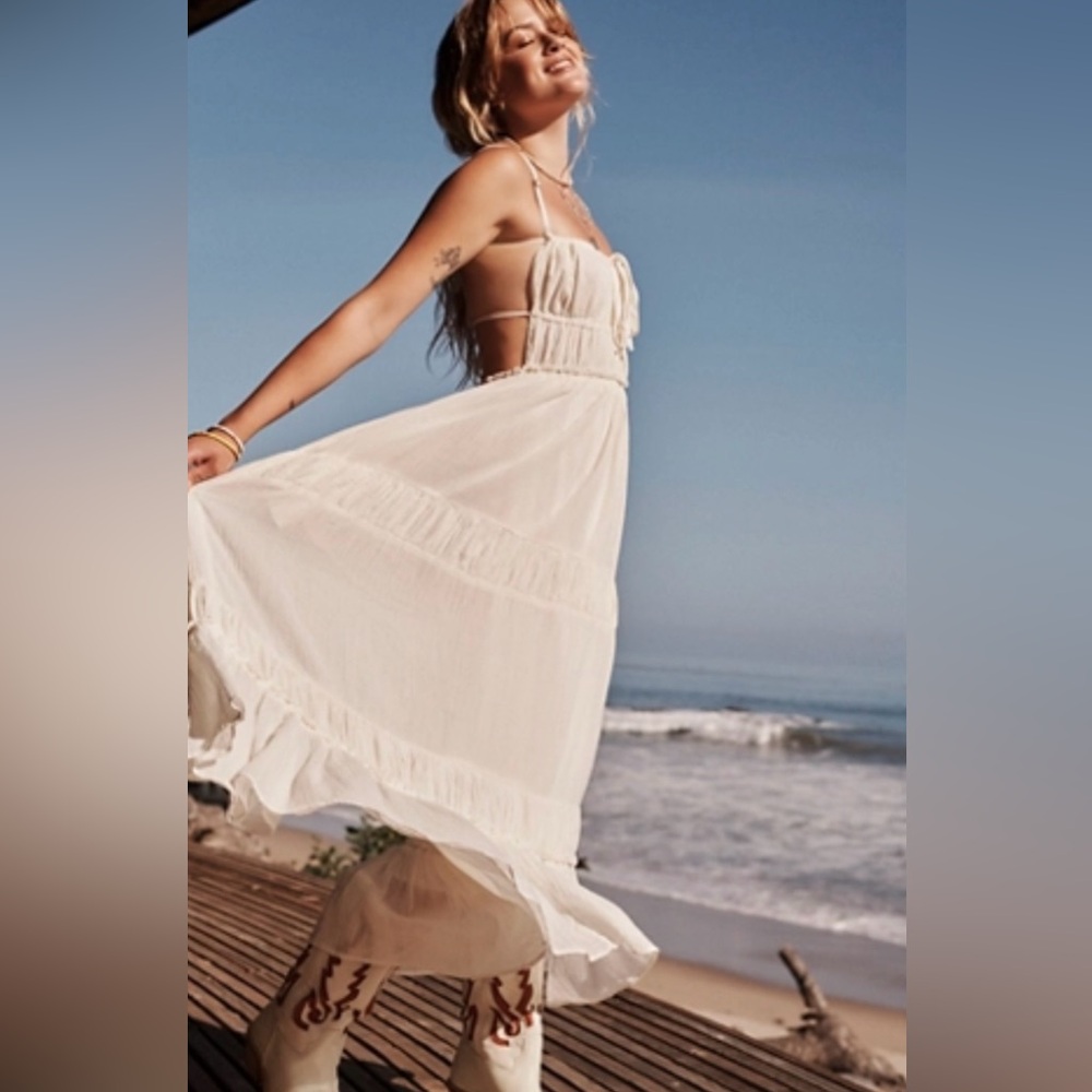 Free People taking sides Maxi Dress - Picture 2 of 4